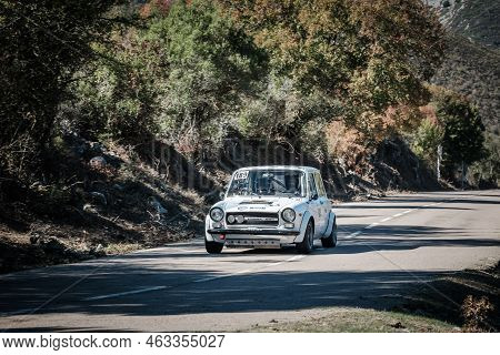 Novella, Corsica, France - 7th October 2022: Nicolas Cheyrouze And Benoit D'halluin Compete In Their