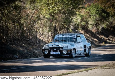Novella, Corsica, France - 7th October 2022: Jean-francois Julien And Thierry Morel Compete In Their