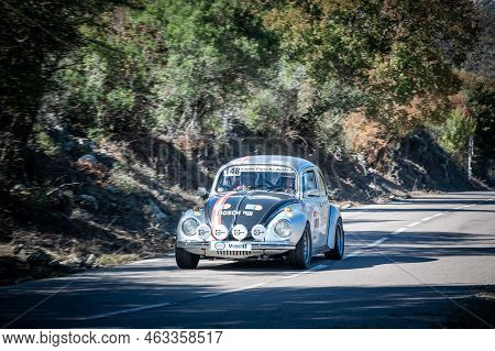 Novella, Corsica, France - 7th October 2022: Nicolas Boisdron And Nicolas Cren Compete In Their Volk