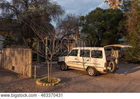 Loxton, South Africa - Sep 2, 2022: A Camping Site At The Pear Tree Campsite In Loxton In The Northe