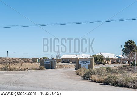 Fraserburg, South Africa - Sep 3, 2022: Entrance To The Community Health Centre In Fraserburg In The