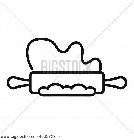 Flour Dough Icon Outline Vector. Pastry Ball. Roll Cake