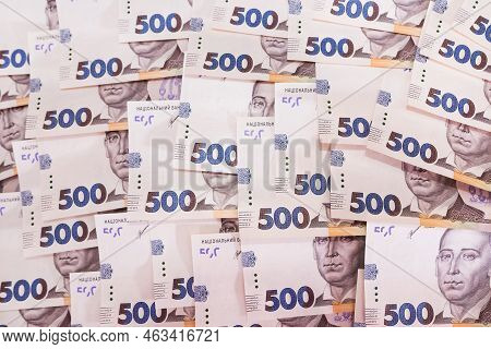 Ukrainian Hryvnia, New 500 Hryvnia Bills. Hryvnia (uah) Financial Background With Hryvnia