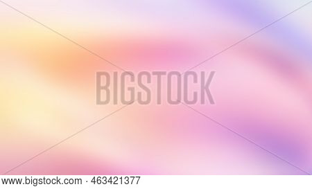 Abstract Color Illustration With A Blurry Gradient. Design For Backgrounds, Wallpapers, Banner Cover