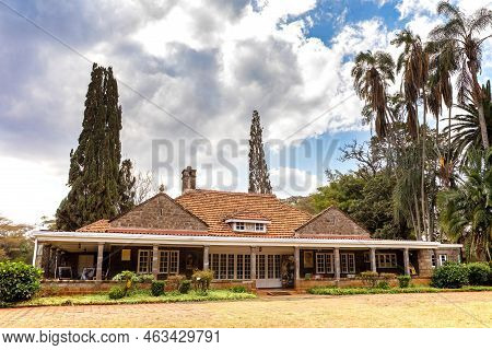 Nairobi - Kenya - 27 September 2019: View Of The House Of Karen Blixen In Nairobi, Kenya. The Subjec