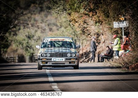 Novella, Corsica, France - 7th October 2022: Dede Papini Competes In A Bmw 325i In The 2022 Tour De 