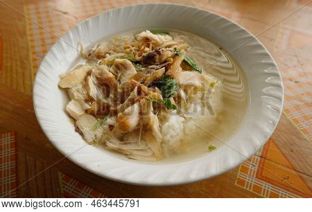 Soto Ayam - Indonesian Traditional Food Made From Vegetables And Chicken, Soto Is A Traditional Food