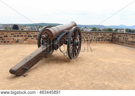 Cannon On Bastion Alter Zoll In Bonn, Germany