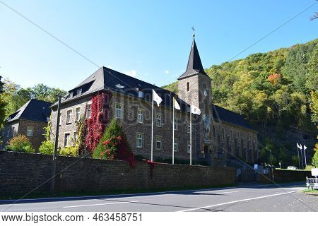 Treis-karden, Germany - 06 10 2022: Monastery Maria Engelport In Autumn