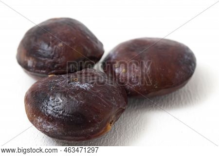 Archidendron Pauciflorum, Commonly Known As Djenkol /jengkol Isolated On White Background