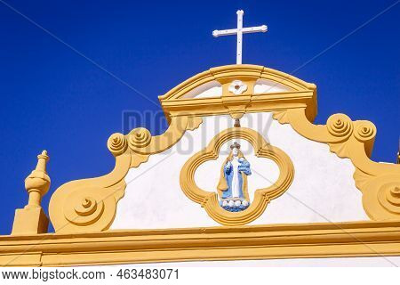 Church Of Our Lady, Located In Arraial Dajuda, Porto Seguro, Brazil