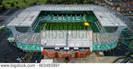 Celtic Stadium Of Fc Celtic Glasgow - Aerial View - Glasgow, Scotland Uk - October 4, 2022