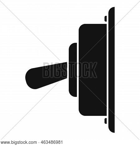 Safety Breaker Icon Simple Vector. Circuit Box. Wire Off