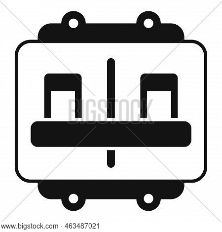 Power Breaker Icon Simple Vector. Fuse Box. Safety Power