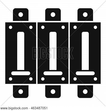 Breaker Off Icon Simple Vector. Fuse Box. Fuse Panel