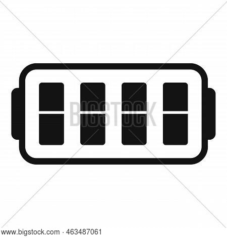Terminal Breaker Icon Simple Vector. Electric Box. Home Fuse