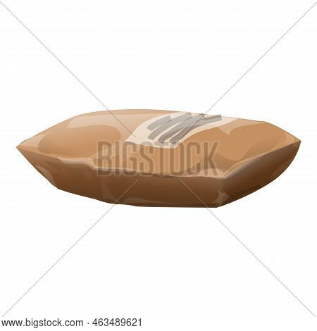 Paper Parcel Icon Cartoon Vector. Mail Man. Post Delivery