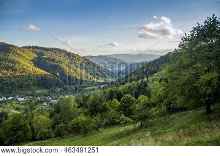 Carpathian Rural Landscape, Hutsulshchyna National Park, Ukraine