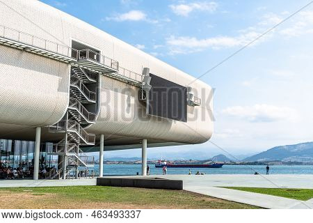Santander, Spain - August 14, 2022 - The Centro Botin Is An Arts Centre Designed By Pritzker Prize-w