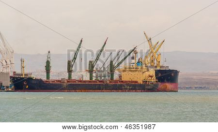 Skib på Djibouti Port