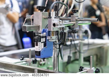 Inkjet Print Head Component Of Continuous Label Or Graphics Printer Machine For Manufacturing Proces