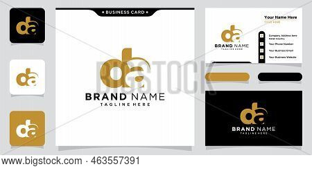 Da Logo. Company Logo. Monogram Design. Letters D And A.