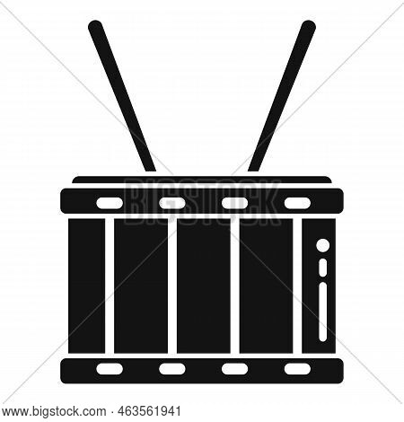 Emoji Drum Icon Simple Vector. Kit Music. Acoustic Rock
