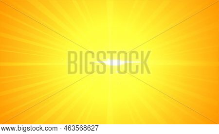 Yellow Background With Glowing Light Effect Design