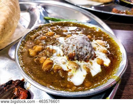 Chole Bhature, Spicy Chick Peas Curry Also Known As Chole Or Channa Masala Is Traditional North Indi