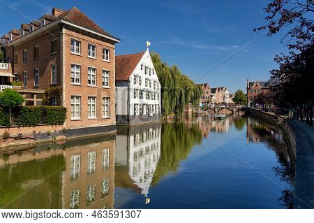 View Over A Canal At Some Monumental Buildings
