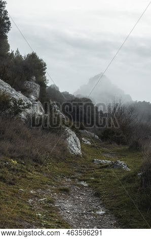 Ruins Of The Medieval Castle Of Portilla - Zabalate, Alava, Basque Country.