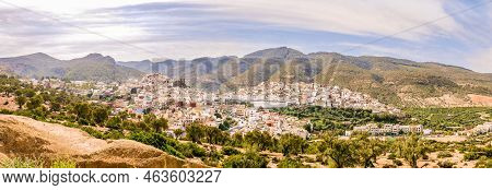 Panoramic View At The Moulay Idris (zehroun) Town - Morocco