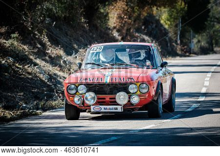 Novella, Corsica, France - 7th October 2022: Karsten Wohlenberg And Patricia Leidig Compete In Their