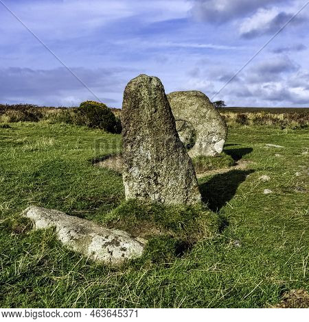 Men-an-tol Known As Men An Toll Or Crick Stone - Small Formation Of Standing Stones In Cornwall, Uni
