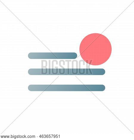 Notification From Main Menu Pixel Perfect Flat Gradient Two-color Ui Icon. Communication Tool. Simpl