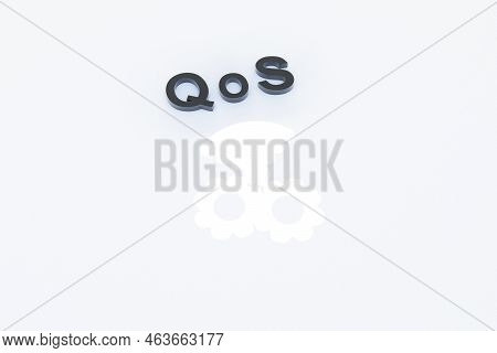 Qos Concept Text Sunlight 3d Render Illustration