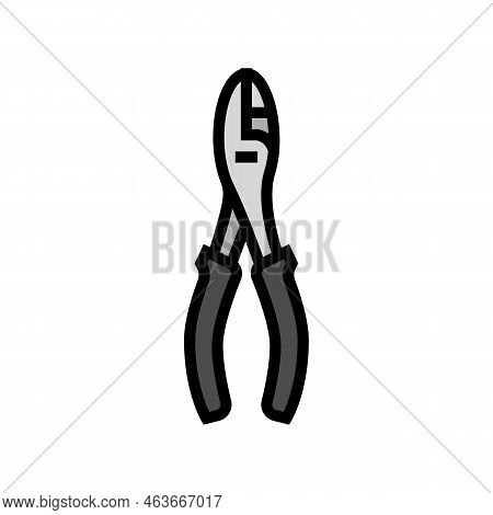 Slip Joint Pliers Color Icon Vector. Slip Joint Pliers Sign. Isolated Symbol Illustration