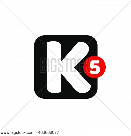 K5 Brand Vector Monogram. K5 Name Icon.