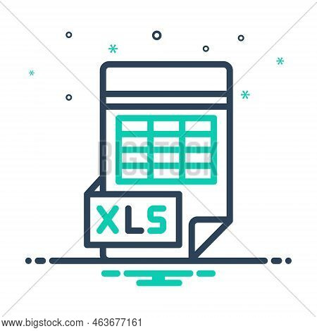 Mix Icon For Excel Excel-file Microsoft File Document Software Application Creative Format Spreadshe