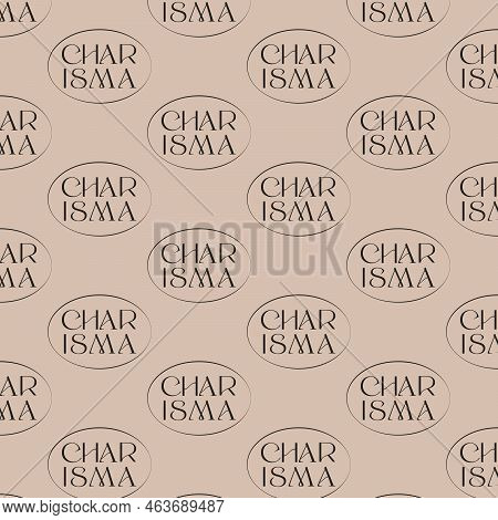 Charisma Fashionable Seamless Pattern, Texture, Background, Wallpapers, Endless Ornament, Repeating 