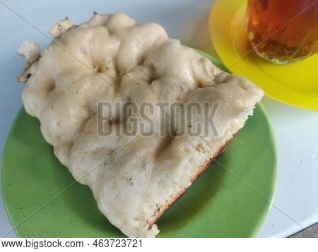 Bandros Cake From Sukabumi. Bandros Is An Indonesian Kue Or Traditional Snack Made Of A Rice Flour A