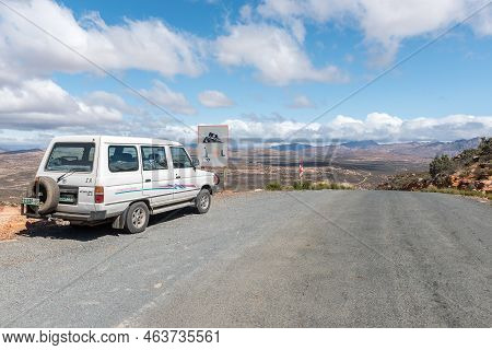 Cederberg, South Africa - Sep 4, 2022: Top Of The Katbakkies Pass In The Western Cape Cederberg. A V