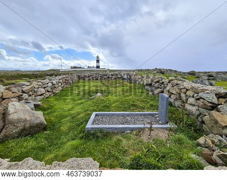 The Foreighners Graveyard Close To The Lighthouse On Tory Island, County Donegal, Republic Of Irelan
