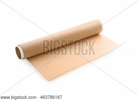 Roll Of Baking Paper Isolated On White