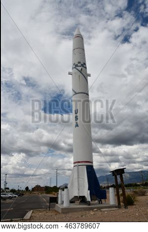 Albuquerque Nm - Jul 24: Heritage Park At National Museum Of Nuclear Science And History In Albuquer