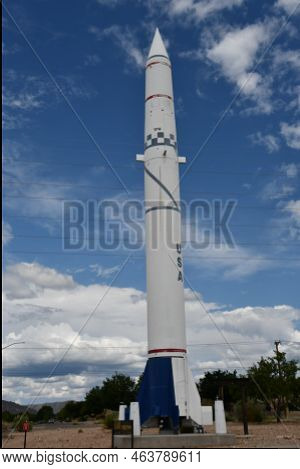 Albuquerque Nm - Jul 24: Heritage Park At National Museum Of Nuclear Science And History In Albuquer