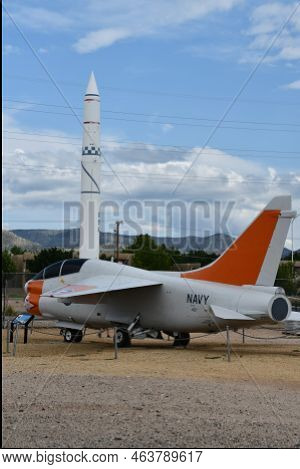 Albuquerque Nm - Jul 24: Heritage Park At National Museum Of Nuclear Science And History In Albuquer