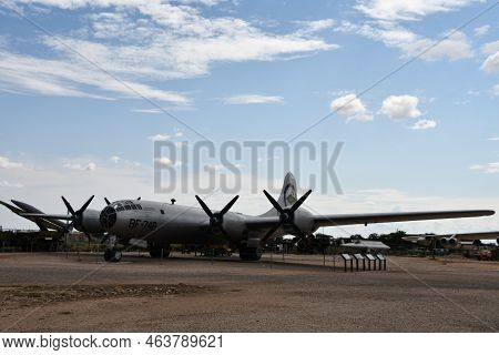 Albuquerque Nm - Jul 24: Heritage Park At National Museum Of Nuclear Science And History In Albuquer