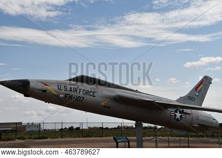 Albuquerque Nm - Jul 24: Heritage Park At National Museum Of Nuclear Science And History In Albuquer