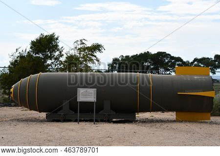 Albuquerque Nm - Jul 24: Heritage Park At National Museum Of Nuclear Science And History In Albuquer